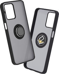 Techsuit Glinth Plastic Back Cover Black (Moto G13)