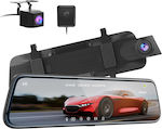 Thieye CarView 4 4K Mirror Car DVR Set with Rear Camera, 10" Display GPS