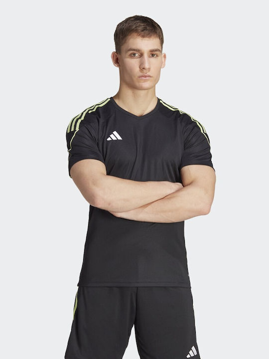 Adidas Tiro 23 League Ανδρικό Αθλητικό T-shirt Κοντομάνικο Μαύρο
