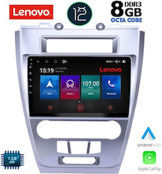 Lenovo Sistem Audio Auto pentru Ford Fuziune 2012-2017 (Bluetooth/USB/WiFi/GPS/Apple-Carplay) cu Ecran Tactil 10.1"