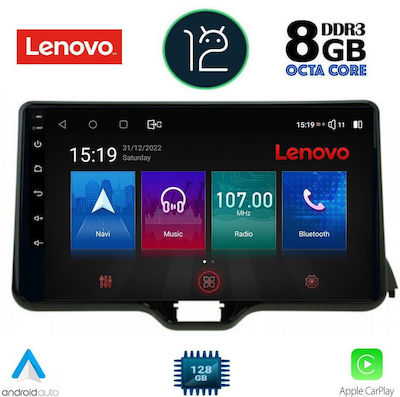 Lenovo Ηχοσύστημα Αυτοκινήτου για Toyota Yaris (Bluetooth/USB/WiFi/GPS) με Οθόνη Αφής 10.1"