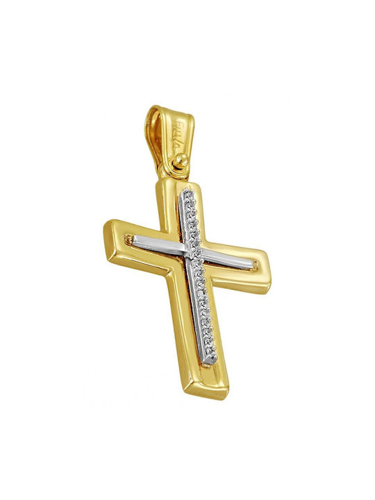 Goldkreuz ST25583F 18 Karat Goldkreuz