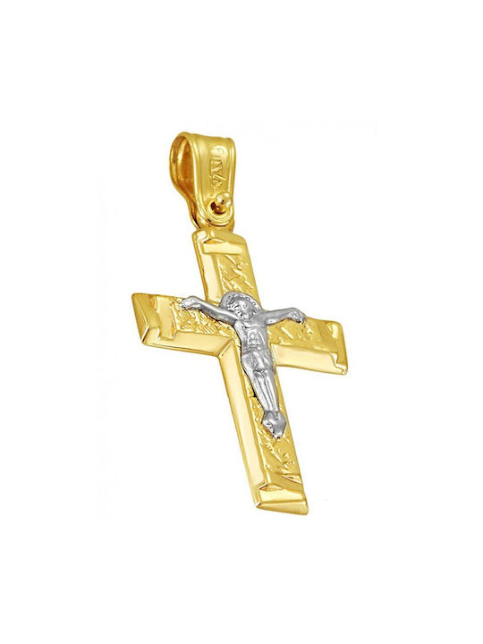 Gold Cross ST25574F 18 Carat gold cross