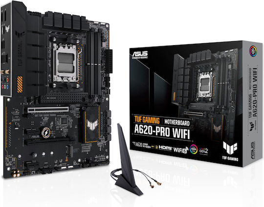 Asus TUF Gaming A620-PRO WiFi Дънна платка ATX с AMD AM5 Сокет