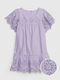 Rochie pentru Copii Mâneci scurte Violet