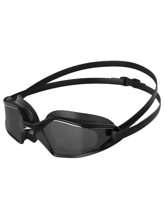 Speedo Hydropulse Γυαλιά Κολύμβησης Ενηλίκων με Αντιθαμβωτικούς Φακούς Μαύρα