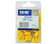 CHS Insulated Ring Terminal Yellow 50pcs 01.036.0469