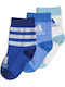 adidas Athletic Kids' Long Socks Graphic Multicolored 3 Pairs