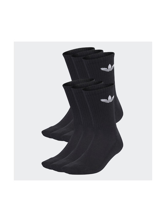 Adidas Trefoil Cushion Αθλητικές Κάλτσες Μαύρες