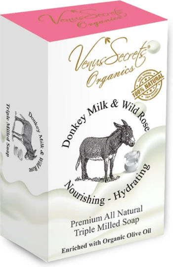 Venus Secrets Eselmilch & Wilde Rose Seifenriegel 110gr