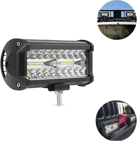 Factory Waterproof Headlights Car in Bar Shape LED 12V 120W 16.5cm with White Lighting 1pcs