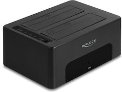 DeLock για 2 Σκληρούς Δίσκους SATA με σύνδεση USB 3.0 64187