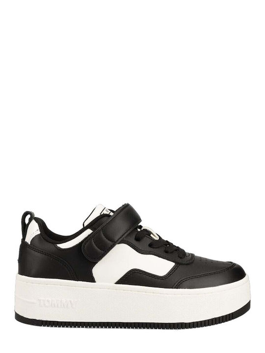 Tommy Hilfiger Flatforms Sneakers Μαύρα