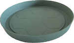 Serinova 8680648602760 Round Plate Pot Green 12.5x12.5cm
