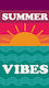 Πετσέτα θαλάσσης βαμβακερή βελουτέ 86x160 Home Care Summer vibes colourful