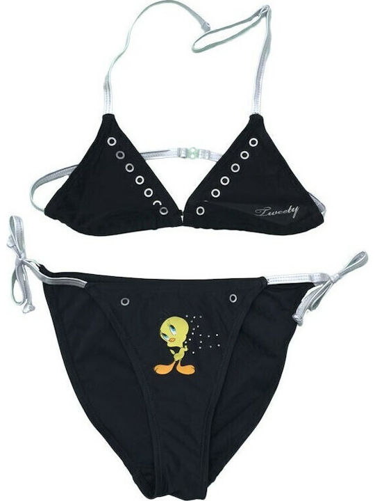 Sun City Tweety Costum de baie pentru copii Bikini Negru