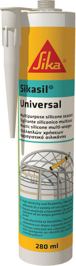 Sika Sikasil Universal Силиконово уплътнение Бежов 280мл 1бр