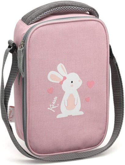 Kiokids Lovely Bunny Kids' Insulated Lunch Bag Handbag 2.5L Pink 25x7x27cm