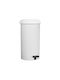 Viosarp Waste Bin Waste Plastic with Pedal White 28x28x48cm 1pcs