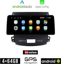 Kirosiwa Sistem Audio Auto pentru Citroen C-Crosser 2007> (Bluetooth/USB/WiFi/GPS/Apple-Carplay/Android-Auto) cu Ecran Tactil 12.3"