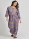 Ble Resort Collection Women's Maxi Caftan Beachwear Blue