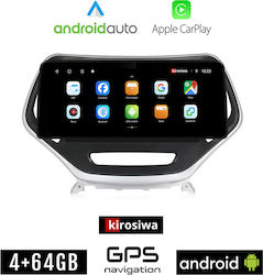 Kirosiwa Car-Audiosystem für Jeep Cherokee 2014> (Bluetooth/USB/WiFi/GPS/Apple-Carplay/Android-Auto) mit Touchscreen 12.3"