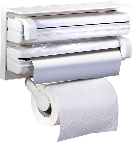 Distribuitor de role Montat pe perete Plastică Albă 37.8x18.2x7cm 000.230.1391