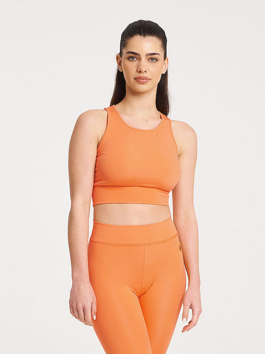 Zero Level Frauen Sport-BHs Sport-BH Orange