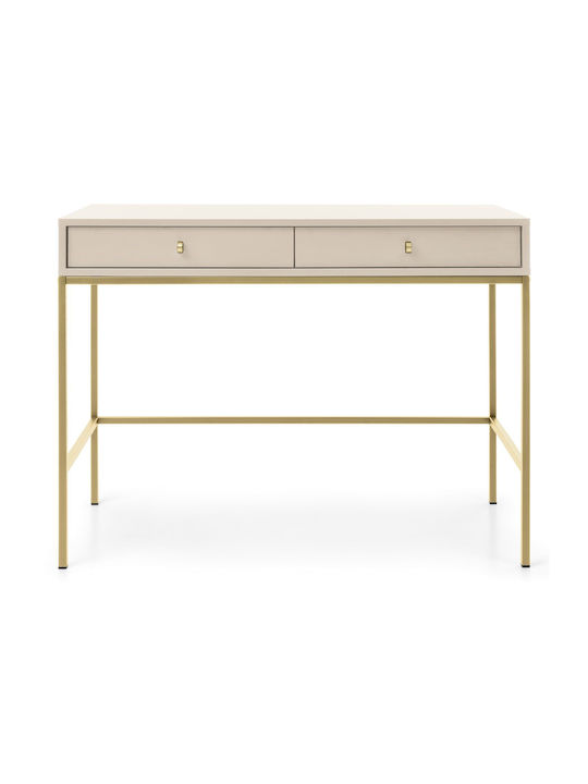 Mono Beige Wood and Metal Console L103.5xW77.6x...