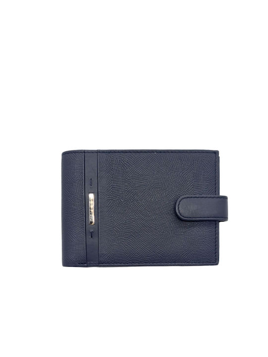 Wallet Men's Leather Wallet MS 6486 Blue