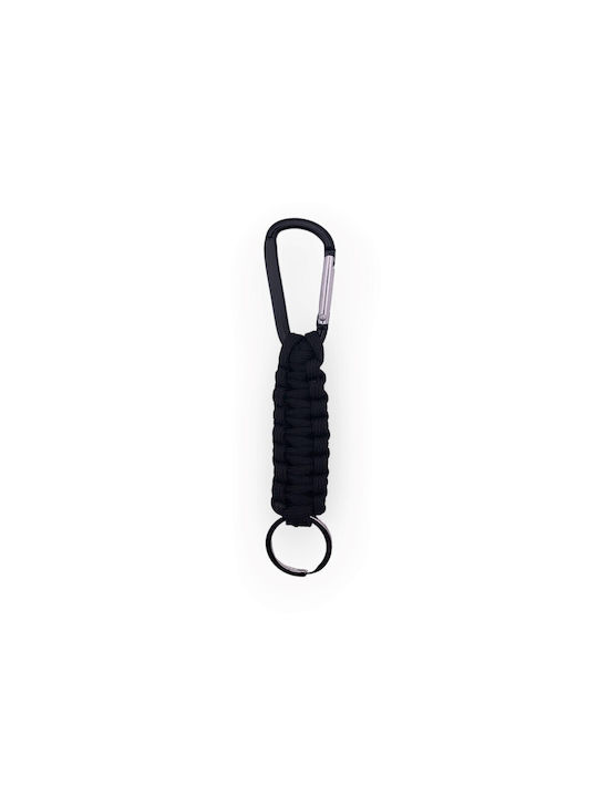 The Dark Night - Total Black -Paracord - Survival Keychain