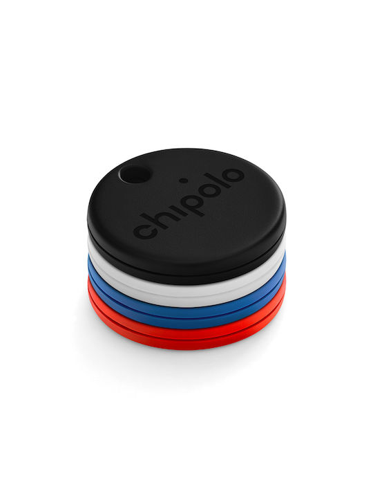 Chipolo 4 Pack Tracker, Μπρελόκ ανίχνευσης αντικειμένων σε χρώματα Λευκό, Μαύρο, Μπλέ, Κόκκινο CHIPOLO Άσπρο, Κόκκινο, Μαύρο, Μπλε