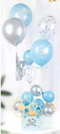 Μπαλόνια Γενεθλίων Μπλε 17τμχ