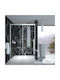 Devon Smooth Slider Διαχωριστικό Ντουζιέρας με Συρόμενη Πόρτα 111-113.5x200cm Clean Glass Chrome