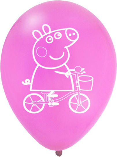 Set 15 Baloane Latex Roz Peppa Porcușorul 30.4buc
