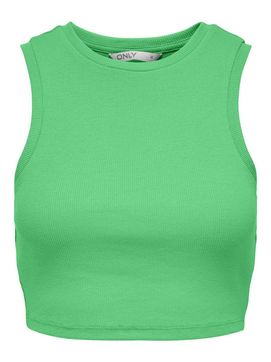 Only Damen Sommer Crop Top Baumwolle Ärmellos S...