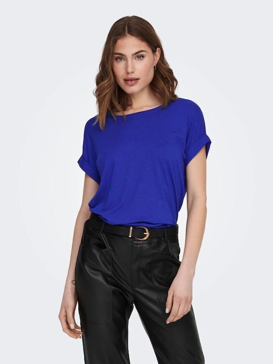 Only Damen T-Shirt Blau
