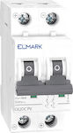 Elmark 2-Poles Automatic Circuit Breaker 50A 41272