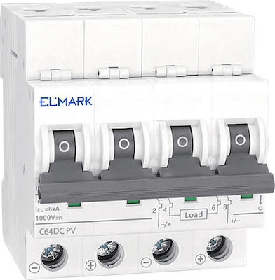 Elmark 4-Poles Automatic Circuit Breaker 16A 41567