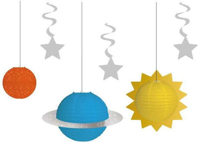 Amscan Space Party Hanging Ornament for Party 6pcs