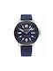 Tommy Hilfiger Uhr Batterie mit Blau Stoffarmband