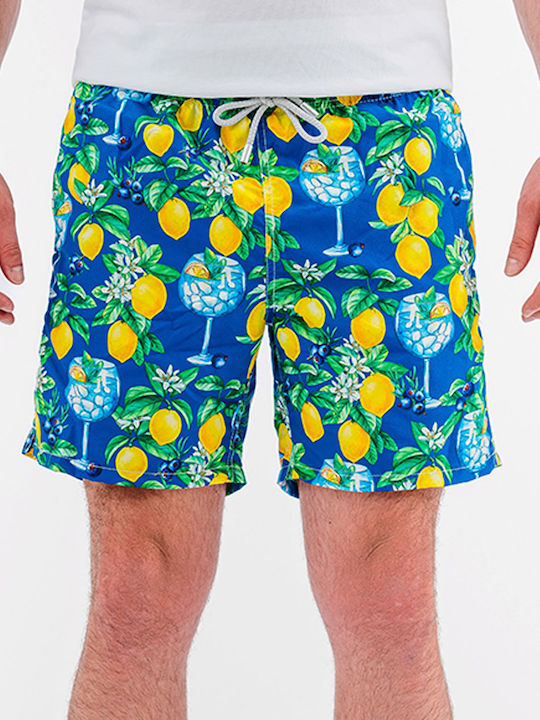 Men's Swimwear Bermuda Multicolour with Patterns