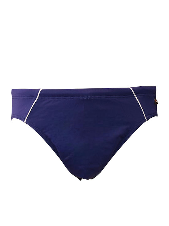 0910021 Ανδρικό Μαγιό Slip Navy Μπλε
