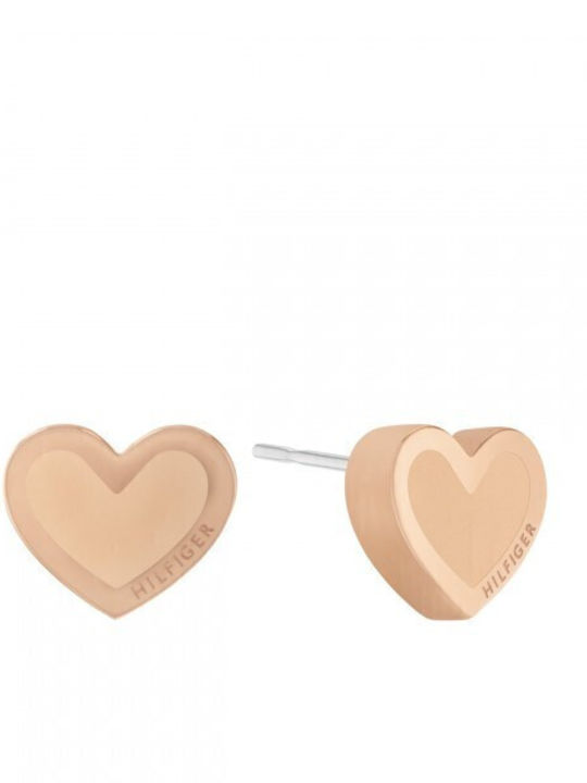 Tommy Hilfiger Earrings made of Steel Gold Plated