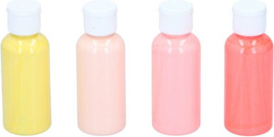 Artico Acrylic Pastel Paints Set Culori Acrilice Pictură 80ml 4buc