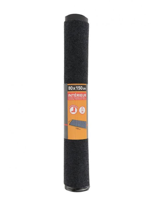 Atmosphera Entrance Mat made of Rubber Black 80x150cm