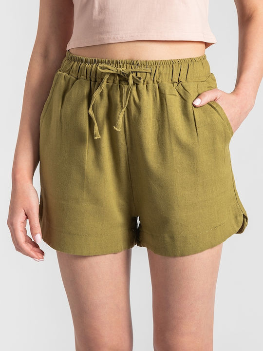 InShoes Women's Shorts Khaki