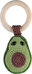 B Baby Gehäkelte Rassel Avocado