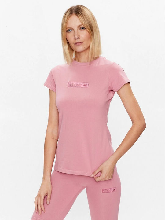 Ellesse Crolo Γυναικείο T-shirt Ροζ