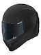 Icon Airform Warthog Dark Motorcycle Helmet Full Face DOT / ECE 22.05 with Sunvisor